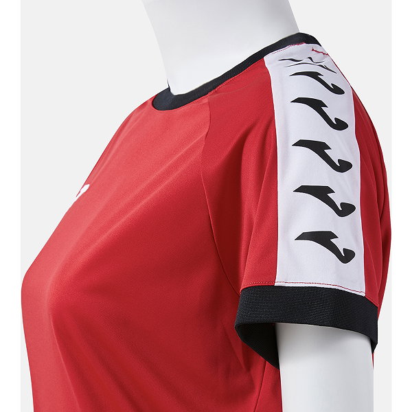 Joma Heroic Maillot Manches Courtes Femmes - Rouge / Noir