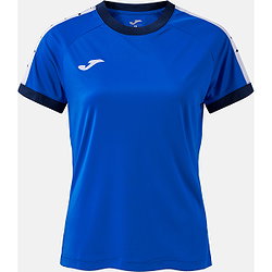 Voorvertoning: Joma Heroic Shirt Korte Mouw Dames - Royal / Marine / Wit