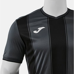 Présentation: Joma Tiger VIII Maillot Manches Courtes Hommes - Anthracite / Noir