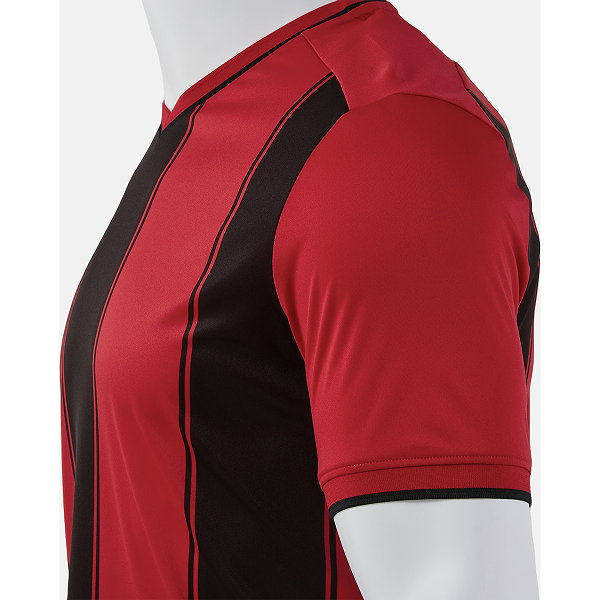 Joma Tiger VIII Maillot Manches Courtes Hommes - Rouge / Noir