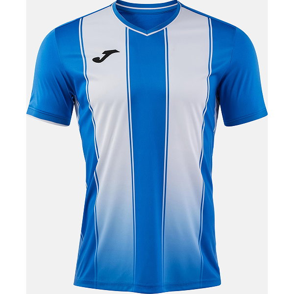 Joma Tiger VIII Maillot Manches Courtes Hommes - Royal / Blanc