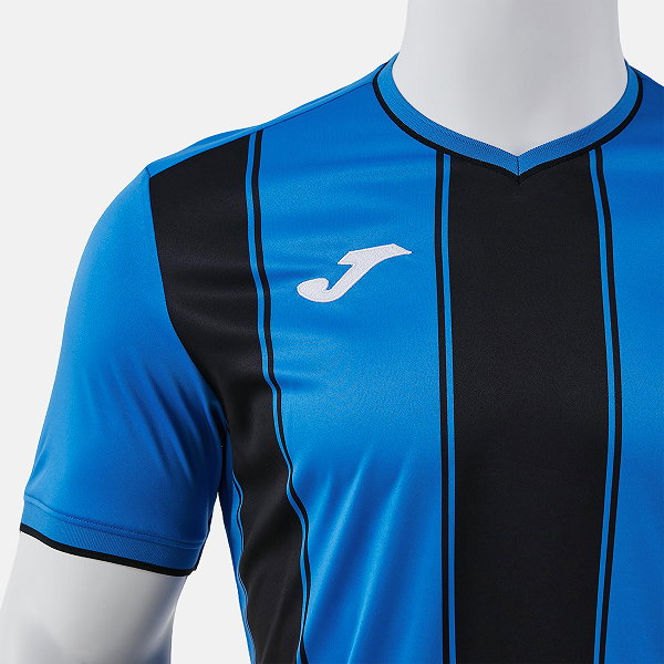 Joma Tiger VIII Shirt Korte Mouw Kinderen - Royal / Zwart