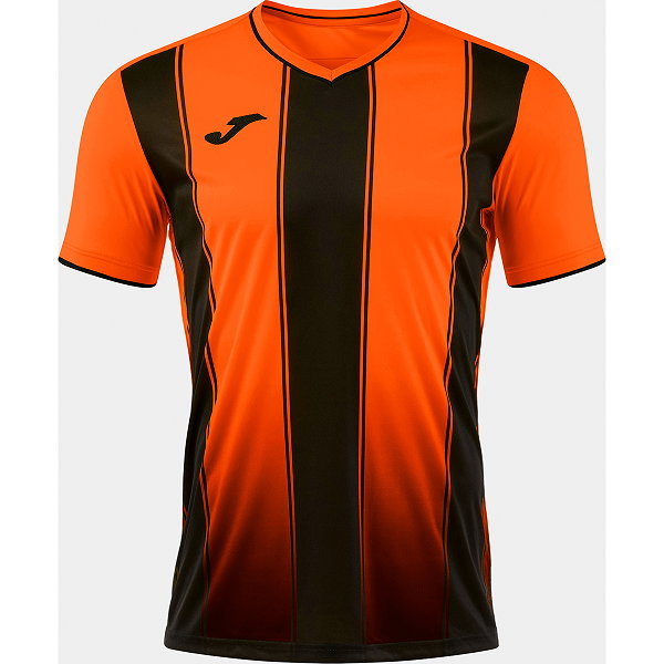 Joma Tiger VIII Shirt Korte Mouw Kinderen - Oranje / Zwart