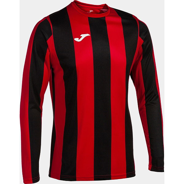 Joma Inter Classic Voetbalshirt Lange Mouw Heren - Rood / Zwart