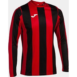 Joma Inter Classic Voetbalshirt Lange Mouw Kinderen - Rood / Zwart