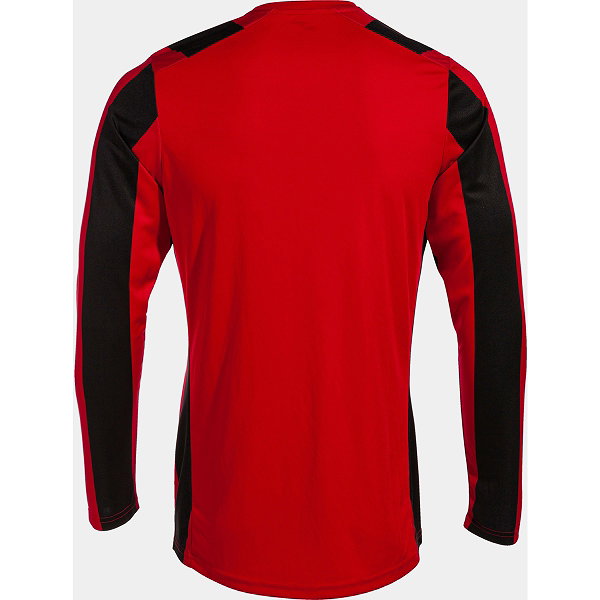 Joma Inter Classic Voetbalshirt Lange Mouw Kinderen - Rood / Zwart