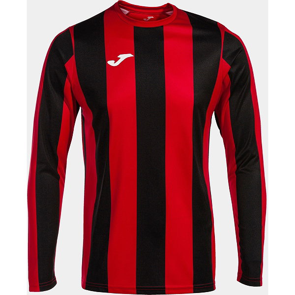 Joma Inter Classic Voetbalshirt Lange Mouw Kinderen - Rood / Zwart