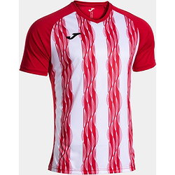 Joma Inter V Maillot Manches Courtes Enfants - Rouge / Blanc