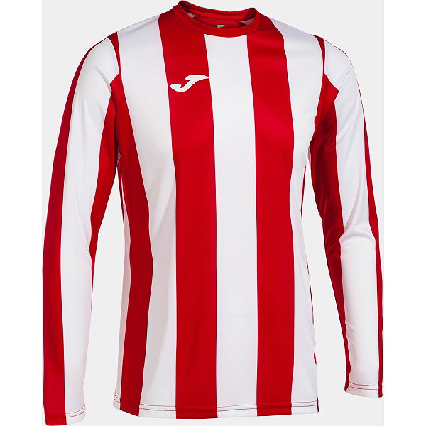 Joma Inter Classic Voetbalshirt Lange Mouw Kinderen - Rood / Wit