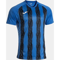 Joma Inter V Shirt Korte Mouw Kinderen - Royal / Zwart