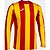 Joma Inter Classic Voetbalshirt Lange Mouw Kinderen - Rood / Geel