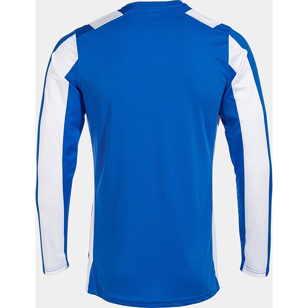 Joma Inter Classic Voetbalshirt Lange Mouw Kinderen - Royal / Wit