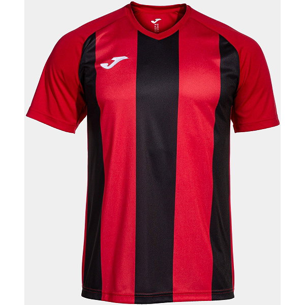 Joma Inter IV Maillot Manches Courtes Hommes - Rouge / Noir