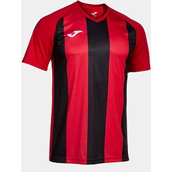Présentation: Joma Inter IV Maillot Manches Courtes Hommes - Rouge / Noir