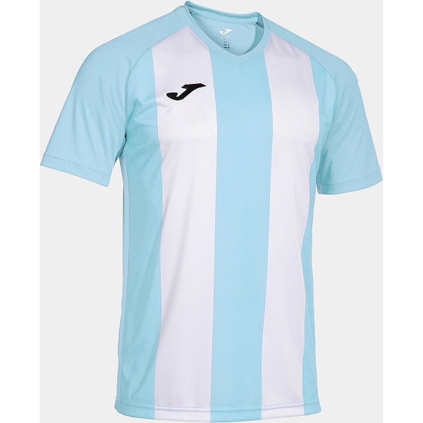 Joma Inter IV Shirt Korte Mouw Kinderen - Hemelsblauw / Wit