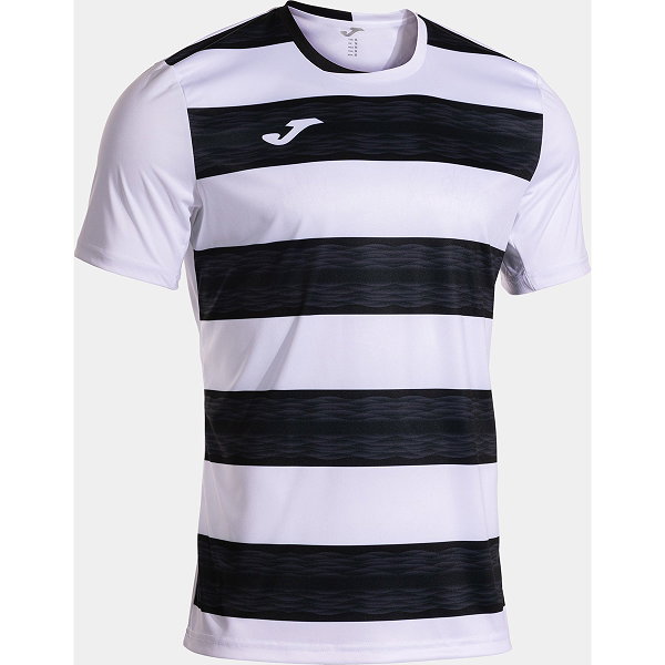 Joma Europa VI Shirt Korte Mouw Kinderen - Wit / Zwart
