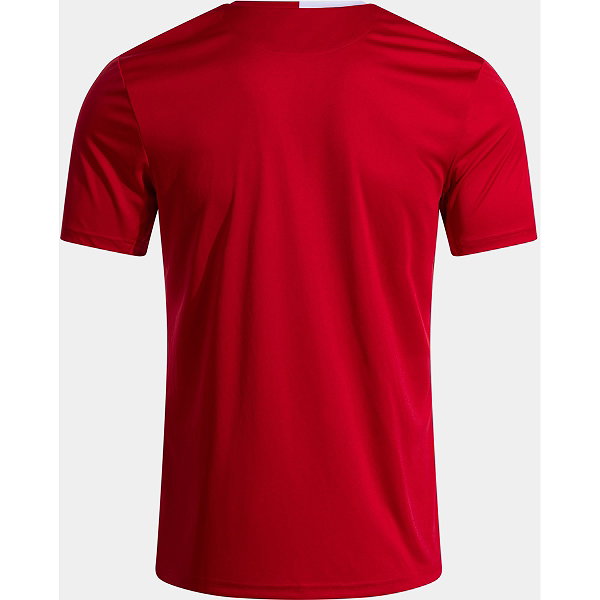 Joma Europa VI Maillot Manches Courtes Enfants - Rouge / Blanc