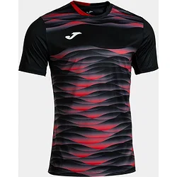 Joma Tiger VII Maillot Manches Courtes Hommes - Noir / Rouge