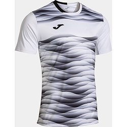 Joma Tiger VII Maillot Manches Courtes Enfants - Blanc / Noir