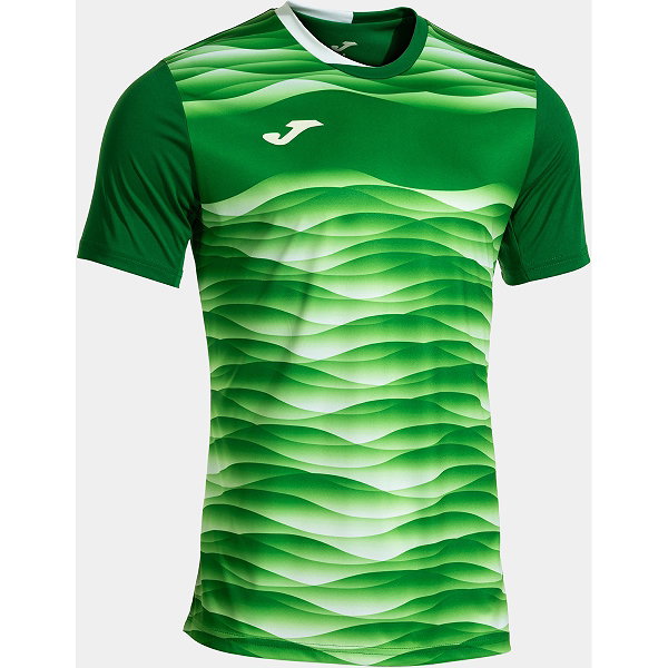 Joma Tiger VII Shirt Korte Mouw Kinderen - Groen / Wit