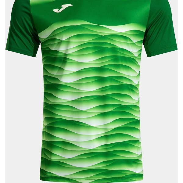 Joma Tiger VII Shirt Korte Mouw Kinderen - Groen / Wit