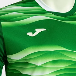 Voorvertoning: Joma Tiger VII Shirt Korte Mouw Kinderen - Groen / Wit
