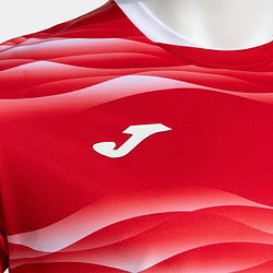 Présentation: Joma Tiger VII Maillot Manches Courtes Enfants - Rouge / Blanc