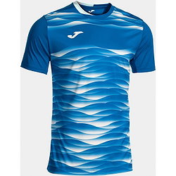 Joma Tiger VII Shirt Korte Mouw Kinderen - Royal / Wit
