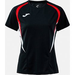 Joma Championship 20 Trikot Kurzarm Damen - Schwarz / Rot