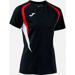 Présentation: Joma Championship 20 Maillot Manches Courtes Femmes - Noir / Rouge
