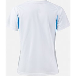 Présentation: Joma Championship 20 Maillot Manches Courtes Femmes - Blanc / Marine / Fluor Turquoise
