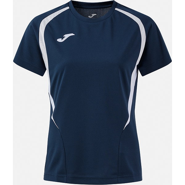 Joma Championship 20 Maillot Manches Courtes Femmes - Marine / Gris