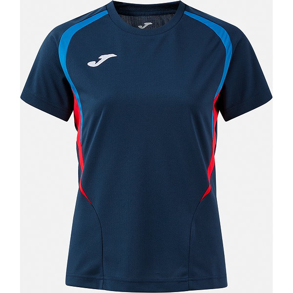 Joma Championship 20 Maillot Manches Courtes Femmes - Marine / Royal