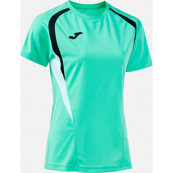 Joma Championship 20 Trikot Kurzarm Damen - Hellgrün / Schwarz