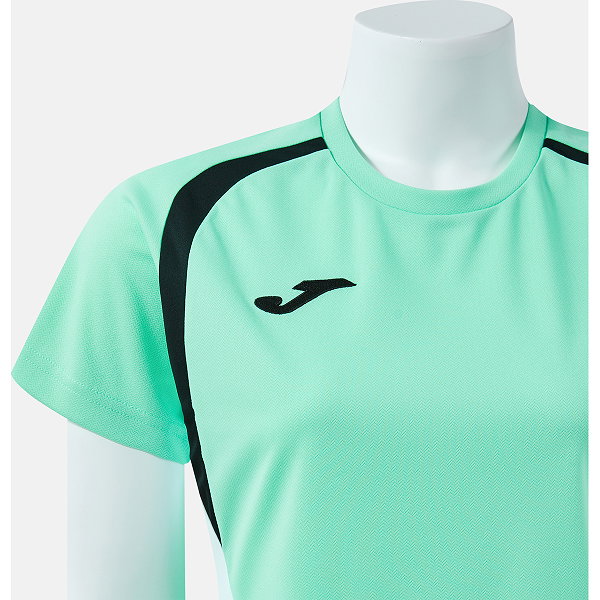 Joma Championship 20 Trikot Kurzarm Damen - Hellgrün / Schwarz