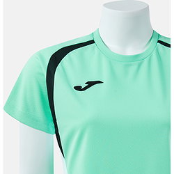 Vorschau: Joma Championship 20 Trikot Kurzarm Damen - Hellgrün / Schwarz
