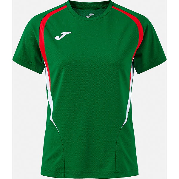 Joma Championship 20 Trikot Kurzarm Damen - Grün / Rot