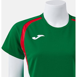 Vorschau: Joma Championship 20 Trikot Kurzarm Damen - Grün / Rot