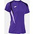 Joma Championship 20 Maillot Manches Courtes Femmes - Mauve / Noir