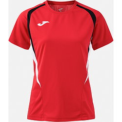 Joma Championship 20 Trikot Kurzarm Damen - Rot / Schwarz