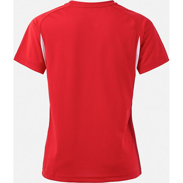 Joma Championship 20 Maillot Manches Courtes Femmes - Rouge / Noir