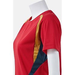 Présentation: Joma Championship 20 Maillot Manches Courtes Femmes - Rouge / Marine
