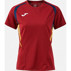 Joma Championship 20 Trikot Kurzarm Damen - Bordeaux / Marine / Gold