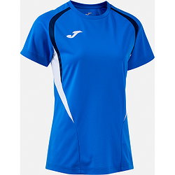 Présentation: Joma Championship 20 Maillot Manches Courtes Femmes - Royal / Marine / Blanc
