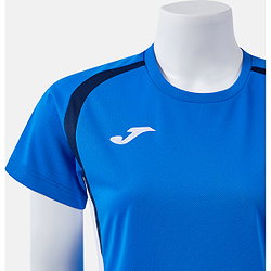 Présentation: Joma Championship 20 Maillot Manches Courtes Femmes - Royal / Marine / Blanc