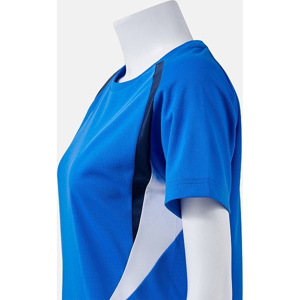 Joma Championship 20 Maillot Manches Courtes Femmes - Royal / Marine / Blanc