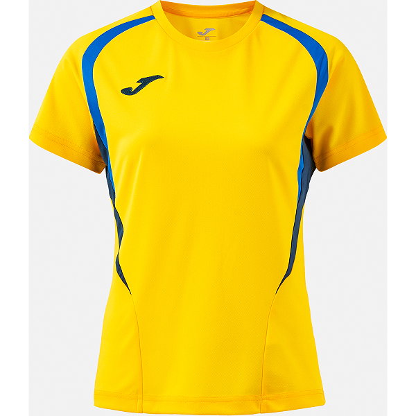 Joma Championship 20 Trikot Kurzarm Damen - Gelb / Royal