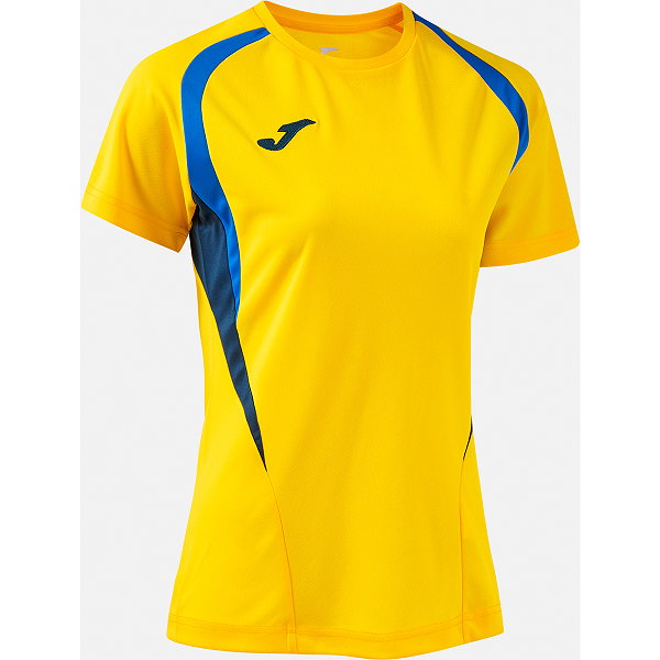 Joma Championship 20 Trikot Kurzarm Damen - Gelb / Royal