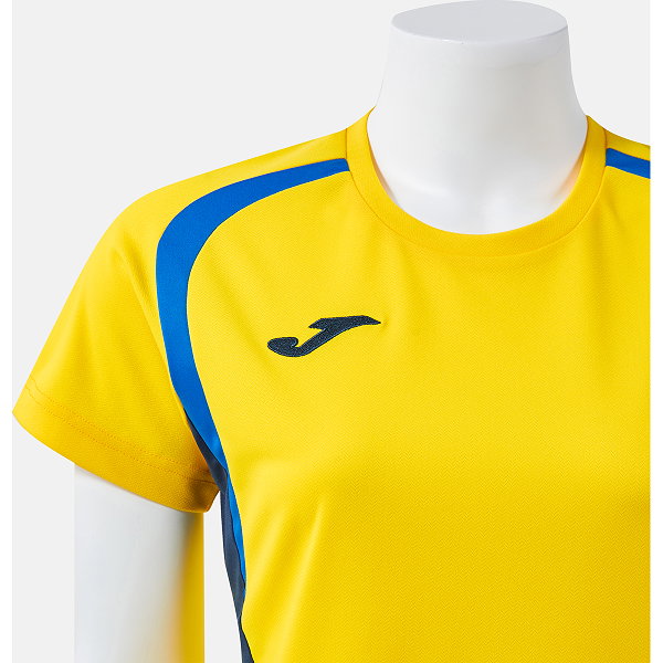 Joma Championship 20 Trikot Kurzarm Damen - Gelb / Royal
