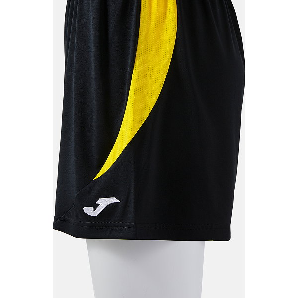 Joma Tokio Shorts Damen - Schwarz / Gelb